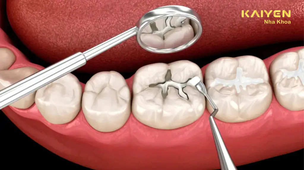 Trám lại răng đã trám