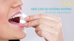 Kẹo cao su không đường tốt cho răng